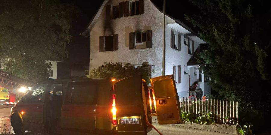 Wallisellen Brand Einfamilienhaus