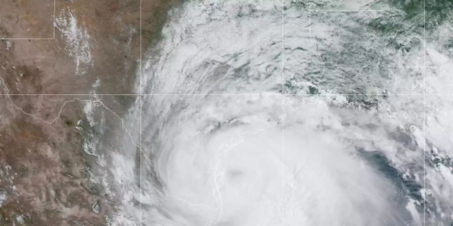 Hurrikan «Hanna» steuerte über dem Atlantik auf Texas zu. Foto: Uncredited/NOAA/AP/dpa