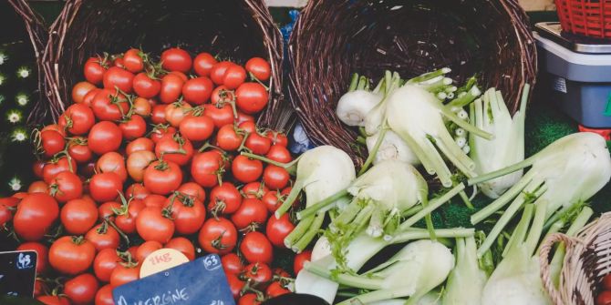 Tomaten und Fenchel