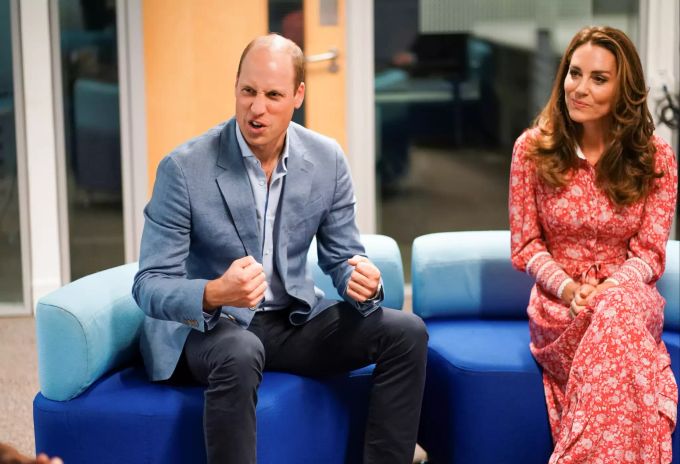 Prinz William und seine Frau Kate Middleton. Herzogin
