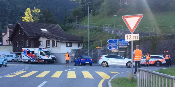 An den Fahrzeugen entstand Sachschaden. Verkehrsunfall