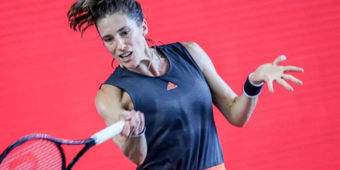 Den deutschen Auftakt am zweiten Turniertag bei den French Open macht Andrea Petkovic. Foto: Andreas Gora/dpa
