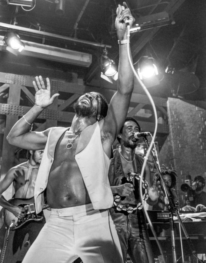 Ikone des Reggae Toots Hibbert bei einem Konzert mit «Toots & the Maytals» 1981. toots & the maytals