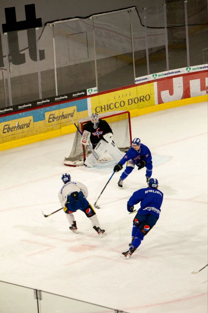 Training des EHC Kloten