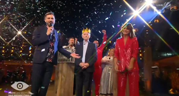 «Promi Big Brother»: Werner lässt sich feiern. «Promi Big Brother» 2020