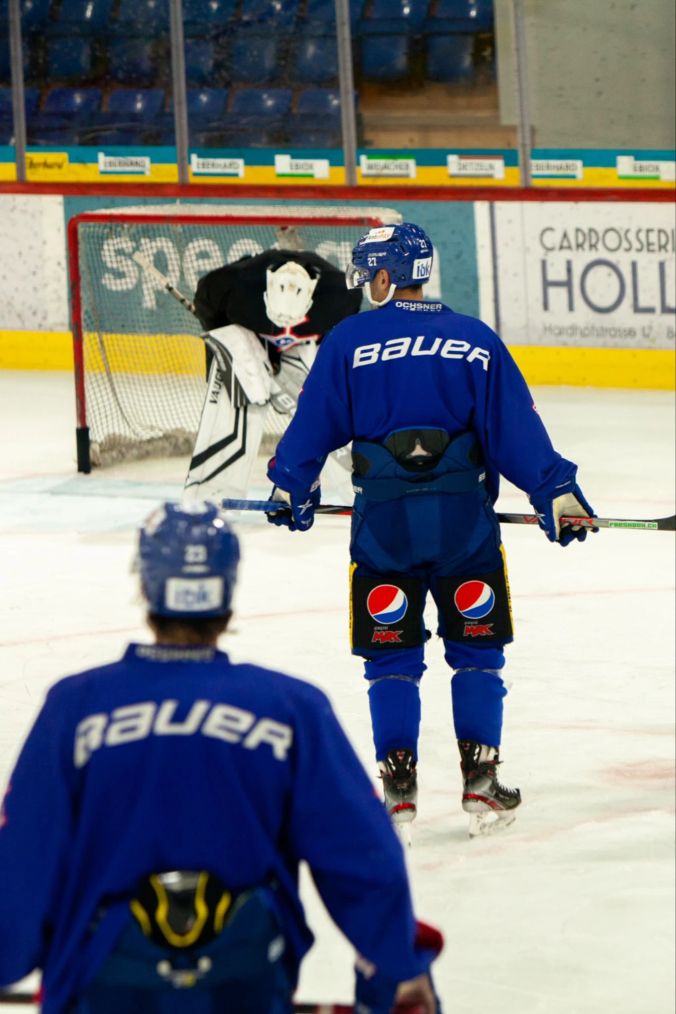 Training des EHC Kloten