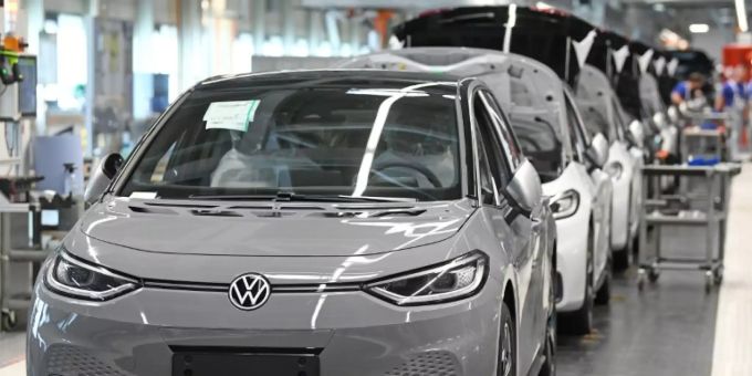 Produktion des Elektroautos ID.3 in Zwickau Produktion des Elektroautos ID.3 in Zwickau