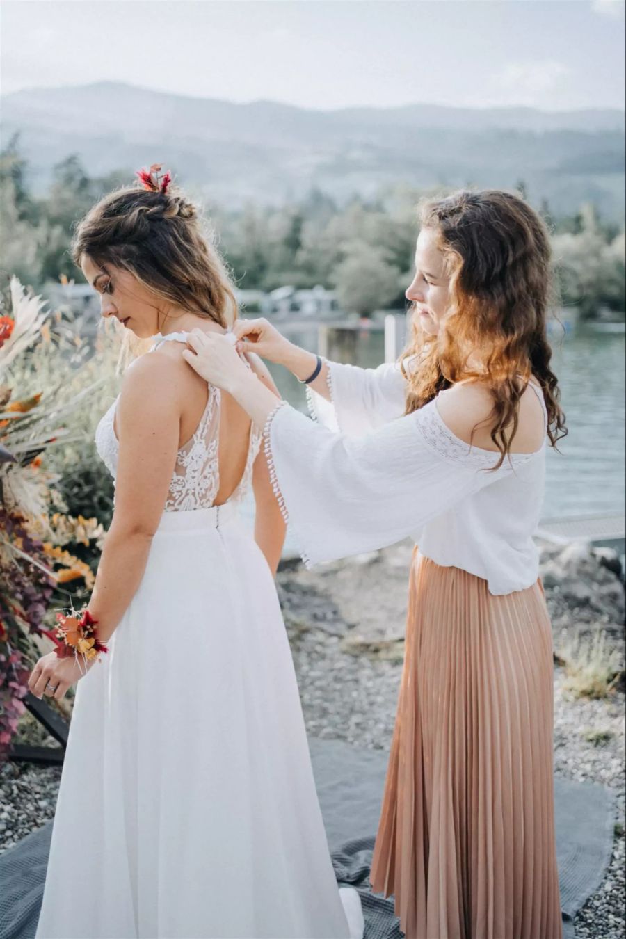 Vorbereitung für die Hochzeit