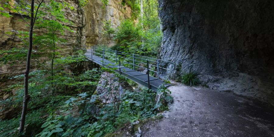 Die Teufelsschlucht Hägendorf. - Kanton Solothurn