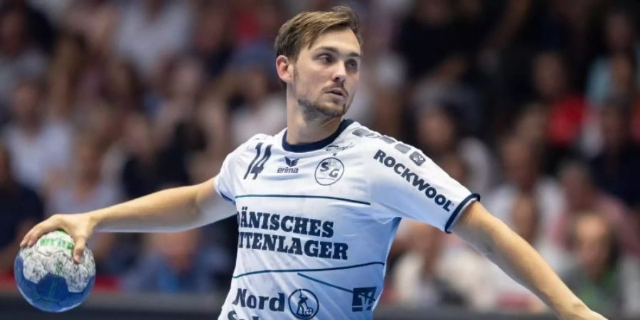Mit sechs Treffern bester Spieler der SG Flensburg-Handewitt beim Sieg über Paris Saint-Germain: Hampus Wanne. Foto: Swen Pförtner/dpa