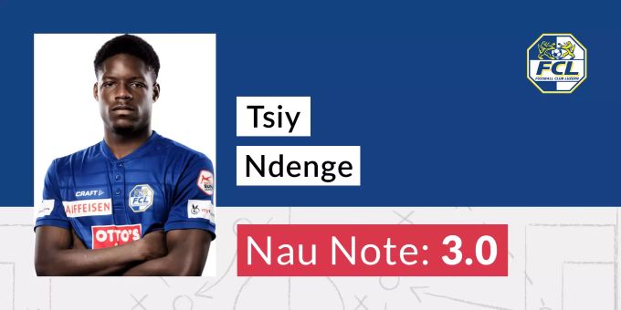 Die Nau-Note für Tsiy Ndenge vom FC Luzern. Tsiy Ndenge