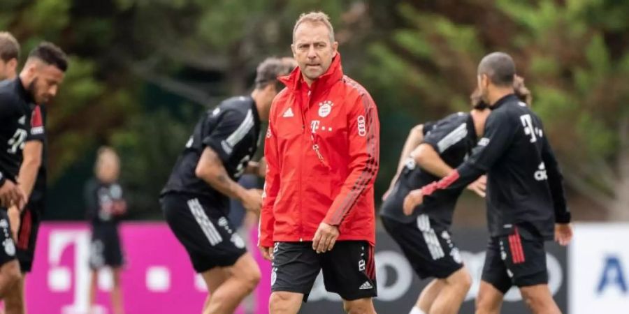 Setzt beim FC Bayern auf Rotation: Trainer Hansi Flick. Foto: Matthias Balk/dpa