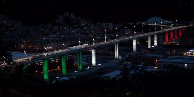 Neue Autobahnbrücke in Genua wird feierlich eingeweiht