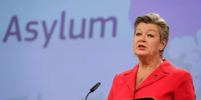 EU-Innenkommissarin Johansson EU-Innenkommissarin Johansson