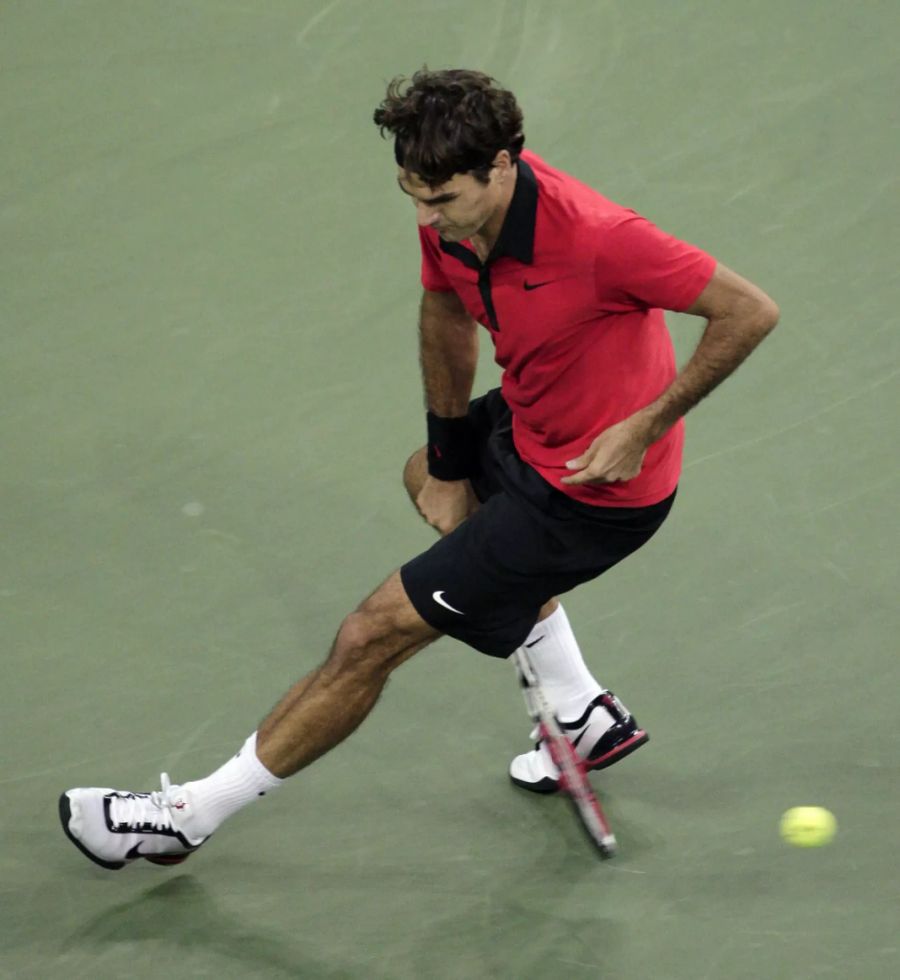 Roger Federer punktete 2009 an den US Open ebenfalls mit einem «Tweener».