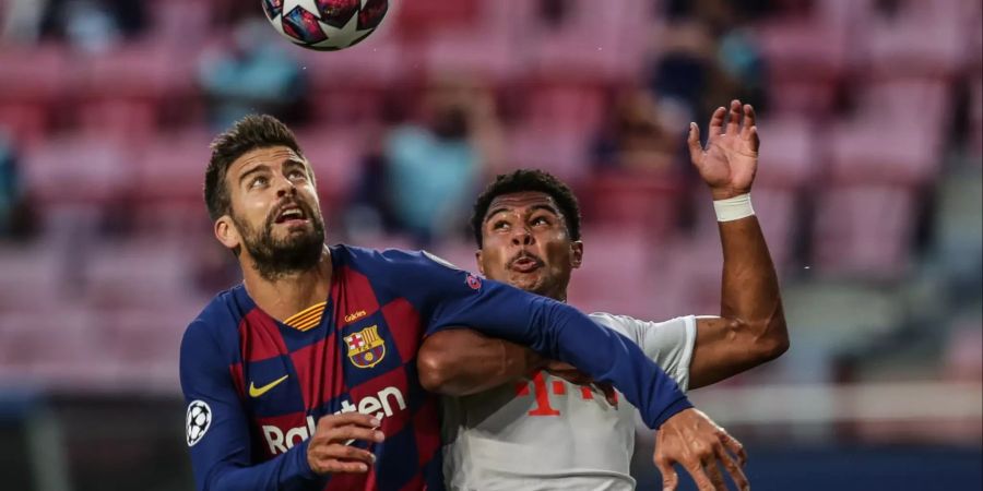 Gerard Piqué findet nach der Blamage gegen Bayern München klare Worte.