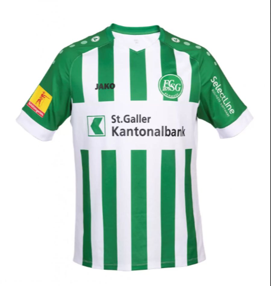 Das neue Heimtrikot des FC St.Gallen.