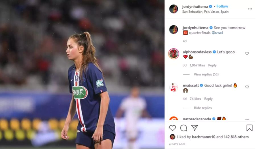 Jordyn Huitema verpasste mit PSG den diesjährigen Champions-League-Titel.