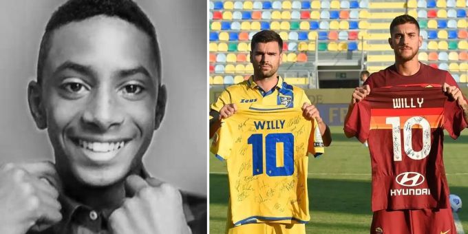 Willy Monteiro Duarte (†21) war ein Fan der AS Roma. AS Roma Willy Monteiro