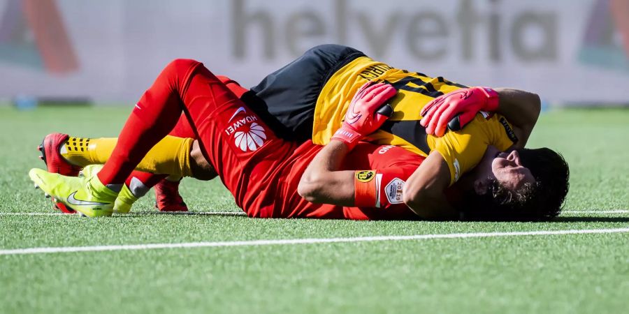 Nicolas Bürgy und Marco Wölfli feiern den Finaleinzug.