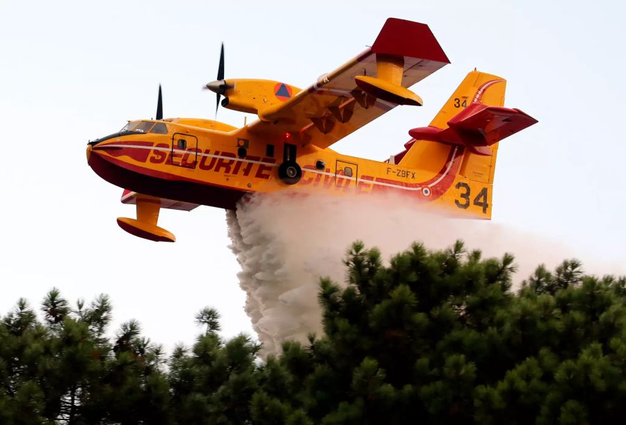 Waldbrand im Südwesten Frankreichs