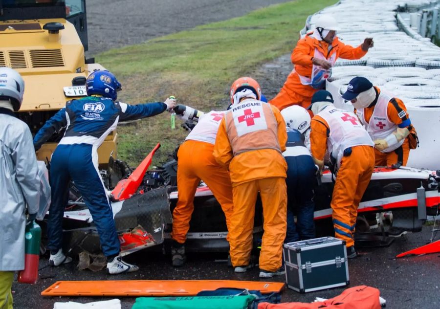 Am 5. Oktober ereignete sich der schwere Unfall in der Formel 1.