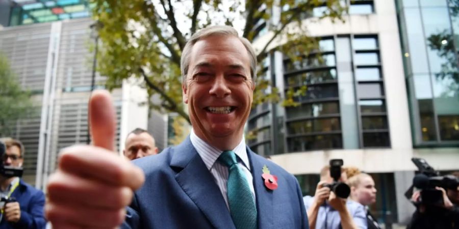 Farage eröffnete am Freitag den Wahlkampf