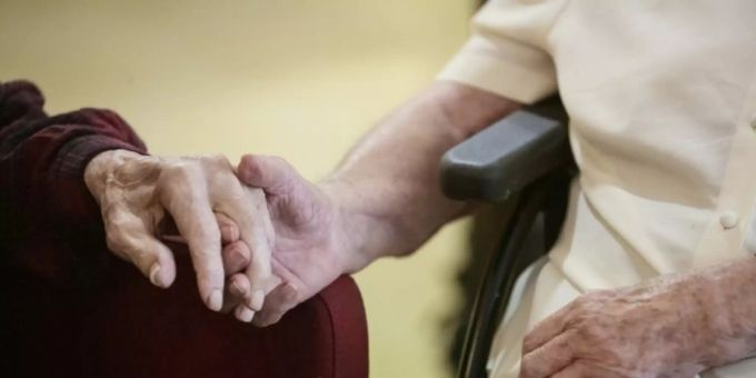Bewohner einer Pflege-WG. altenpflege