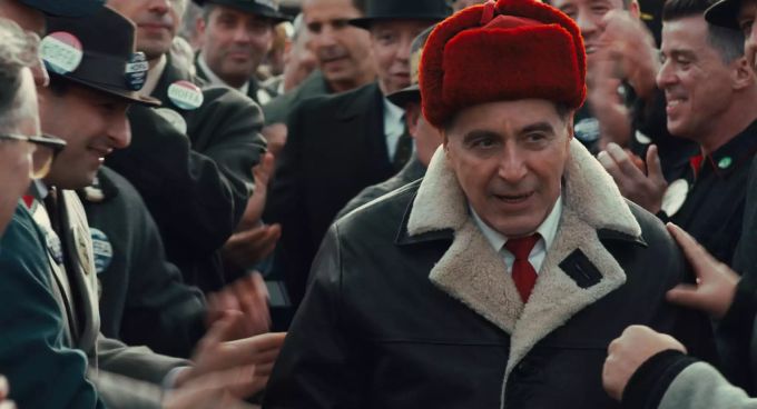 Jimmy Hoffa (Al Pacino) ist beim amerikanischen Volk beliebt. «The Irishman» Netflix
