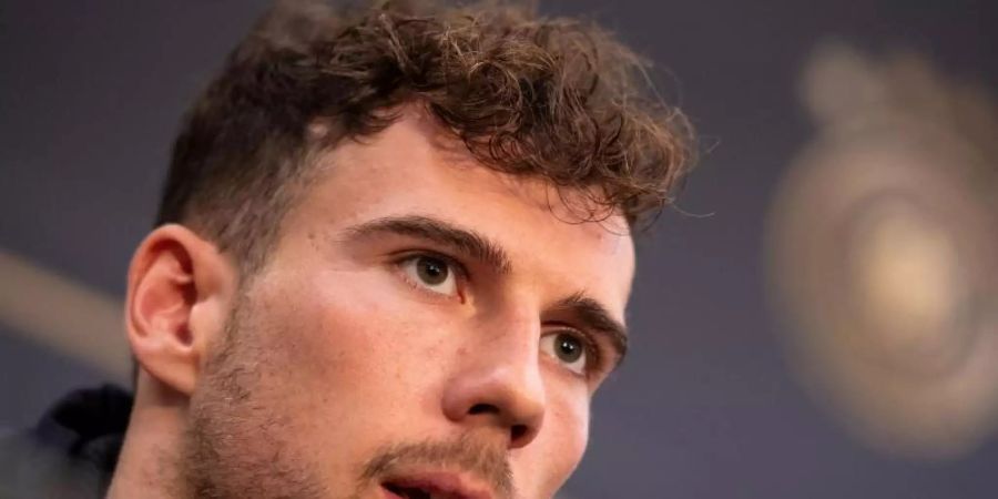Will als Nationalspieler auch soziale Verantwortung übernehmen: Leon Goretzka. Foto: Marius Becker/dpa