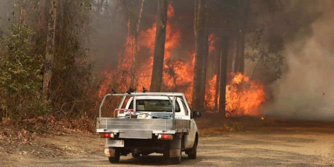 Buschfeuer im Osten Australiens