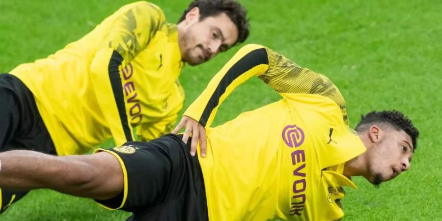 Rückt in Mailand für Marco Reus in die BVB-Startelf: Jadon Sancho. Foto: Bernd Thissen/dpa