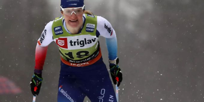 Langlauf - 3. Platz der Schweizerinnen im Teamsprint