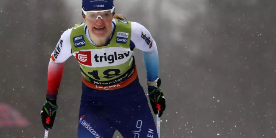 Sprintete als Schweizer Schlussläuferin auf den 3. Platz: Nadine Fähndrich