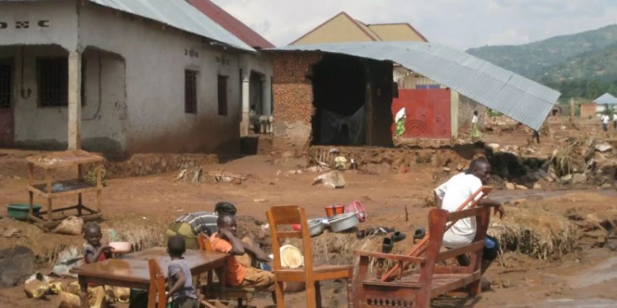 Nach einem Unwetter in Burundi 2014