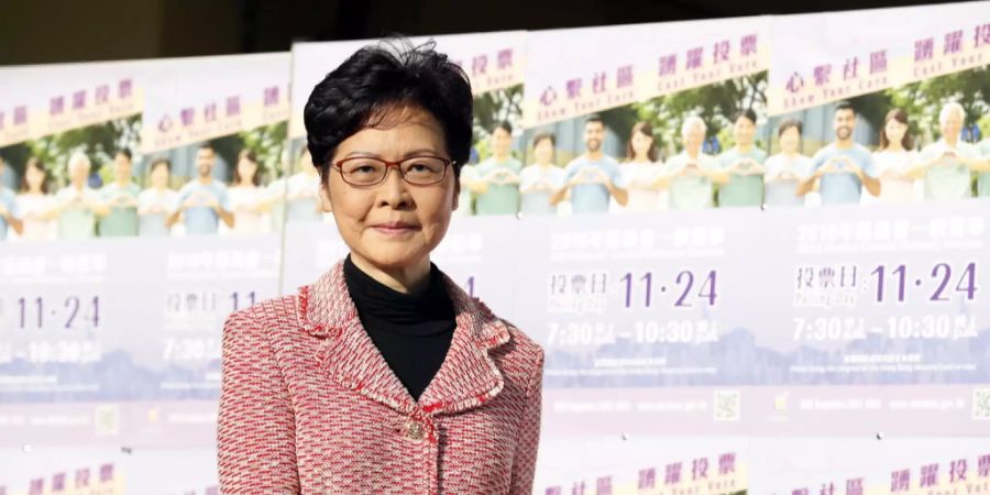 Regierungschefin Carrie Lam