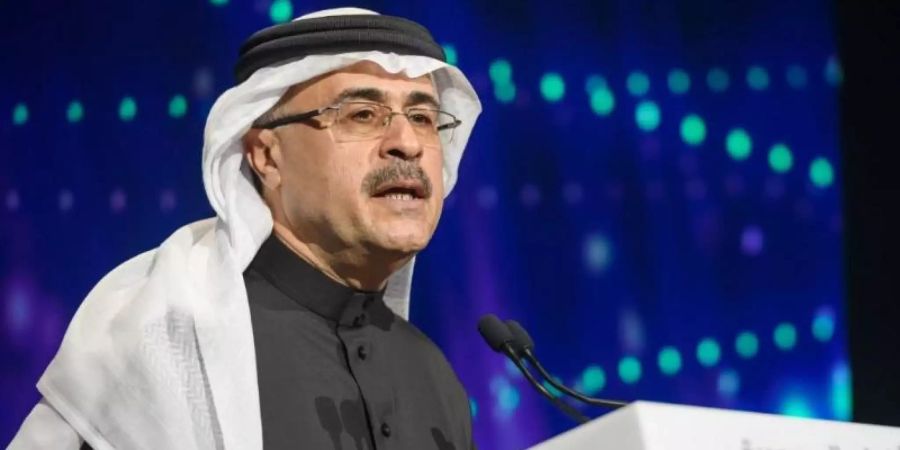 Amin Al-Nasser, CEO von Saudi-Arabiens staatlicher Ölgesellschaft Aramco. Der Öl-Gigant hat den bisher grössten Börsengang hingelegt. Foto: -/Saudi Press Agency/dpa