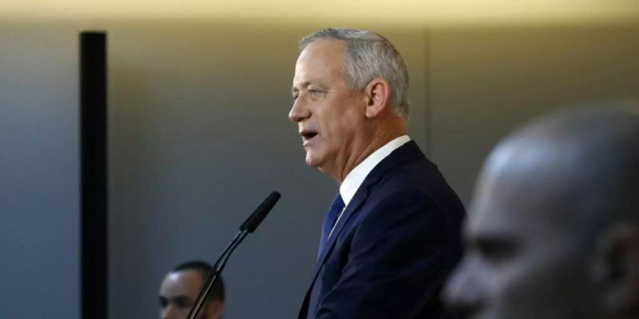 Oppositionsführer Benny Gantz