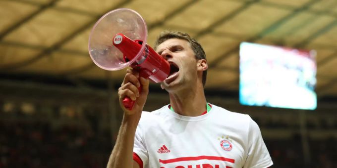 Thomas Müller ist die Identifikationsfigur des Deutschen Rekordmeisters. bayern münchen