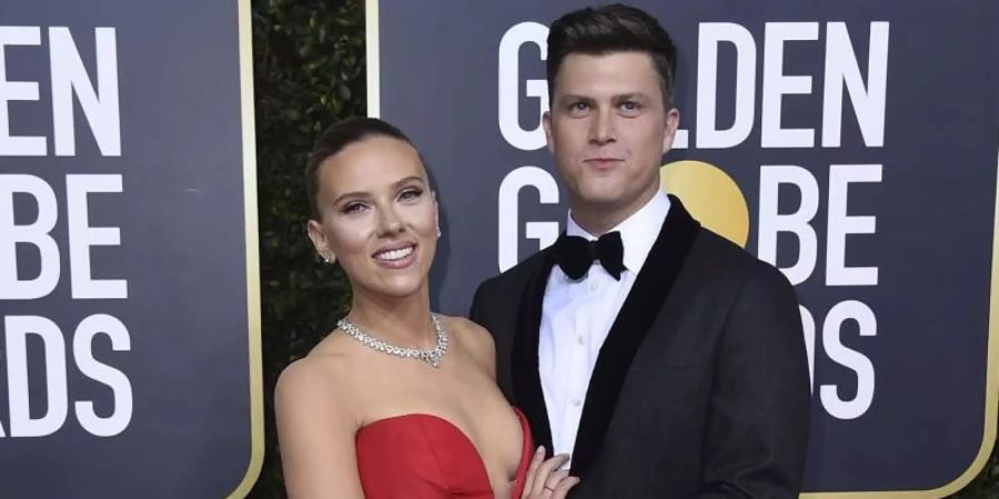 Scarlett Johansson und Colin Jost haben Nachwuchs bekommen. Foto: Jordan Strauss/Invision/AP/dpa