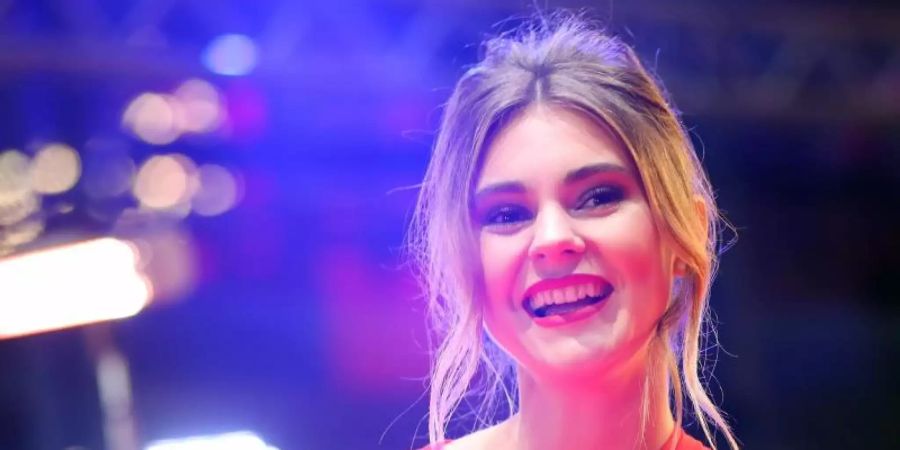 Stefanie Giesinger 2017 in Berlin. Foto: Kay Nietfeld/dpa