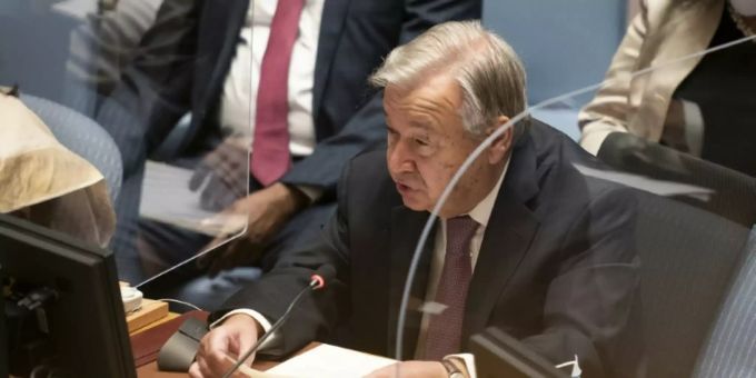 UN-Generalsekretär António Guterres UN-Generalsekretär António Guterres