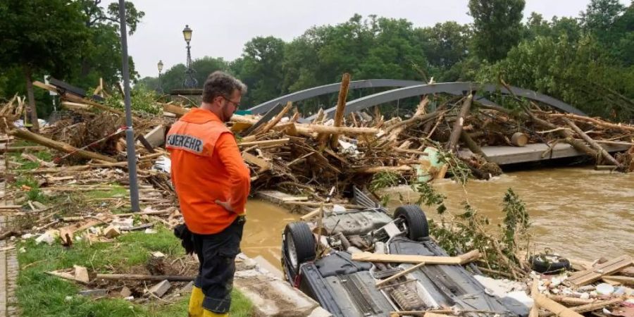 Die Zerstörung in Bad Neuenahr in den Tagen kurz nach der Flut. Foto: Thomas Frey/dpa