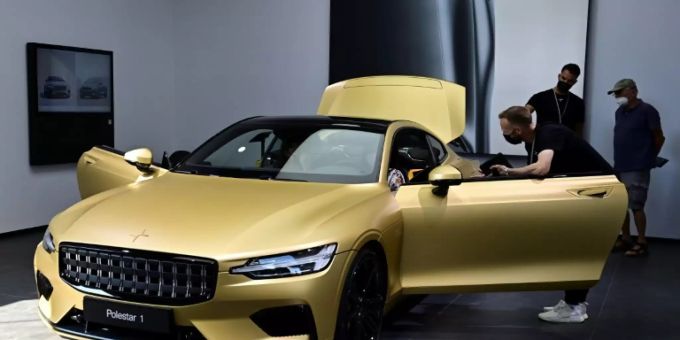 Polestar-Modell auf der IAA in München im September 2021 Polestar-Modell auf der IAA in München im September 2021