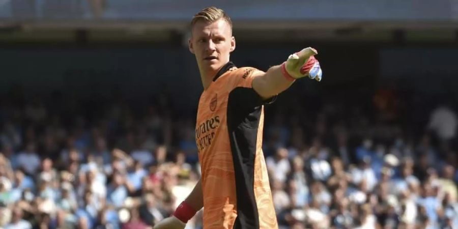 Muss beim FC Arsenal um seinen Stammplatz fürchten: Torhüter Bernd Leno. Foto: Rui Vieira/AP/dpa