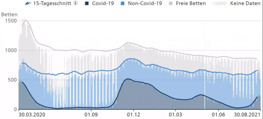 Intensivbetten Auslastung Covid Coronavirus