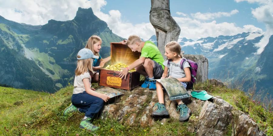 Auf Schatzsuche bei Engelberg