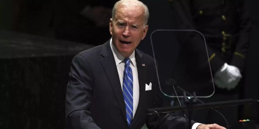 «Zusammenarbeiten wie nie zuvor»: US-Präsident Joe Biden in New York. Foto: Timothy A. Clary/Pool AFP/AP/dpa