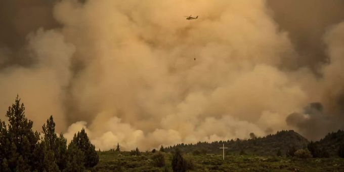 Das «Salt»-Feuer in Kalifornien breitet sich rasant aus. nordamerika brand