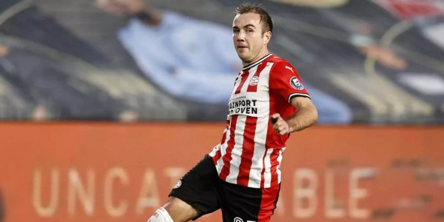 Mario Götze kam beim Sieg gegen Heracles Almelo zur Pause ins Spiel. Foto: Maurice Van Steen/ANP/dpa/Archiv